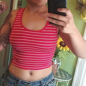 Striped croptop